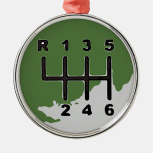 MANUAL Transmission - COLORS Metal Tree Decoration