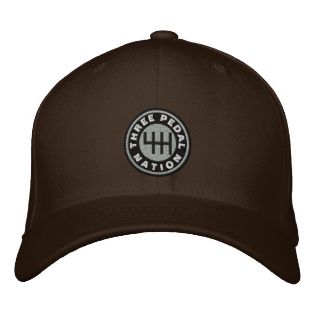 Manual Transmission, Two-sided Embroidered Hat  (Front)