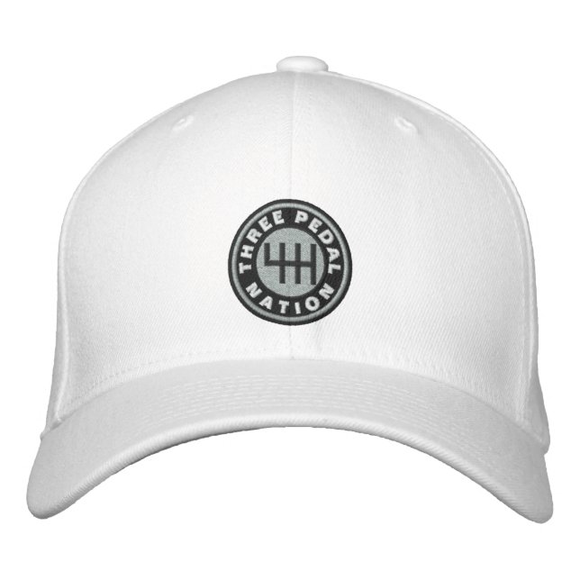 Manual Transmission, Two-sided Embroidered Hat  (Front)
