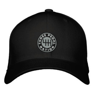 Manual Transmission, Two-sided Embroidered Hat 