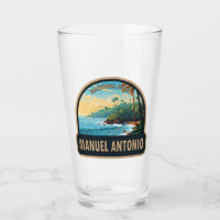 Manuel Antonio National Park Travel Art Vintage