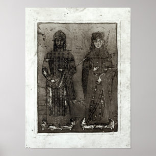 Manuel I Comnenus and Empress Maria of Antioch Poster