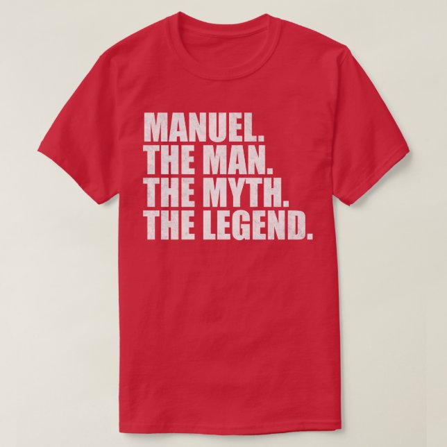 ManuelManuel Name Manuel given name T-Shirt (Design Front)