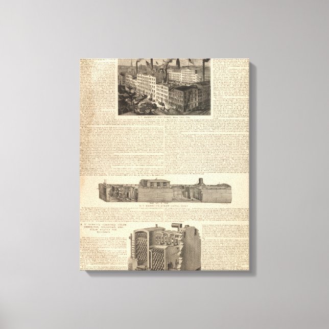 Manufacturing, Warehouses Canvas Print (Front)