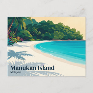 Manukan Island Malaysia Postcard