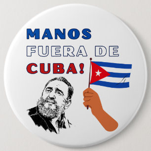 Manus Fuera De Cuba 6 Cm Round Badge