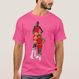Manute Bol  Muggsy Bogues - Cartoon Style T-Shirt