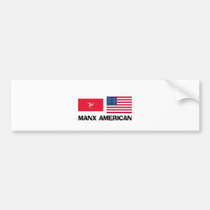 Manx American Bumper Sticker