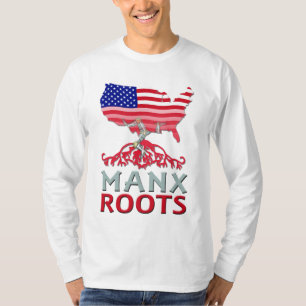 Manx American Roots, Isle of Man  T-Shirt