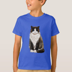 manx cat bi-colour T-Shirt