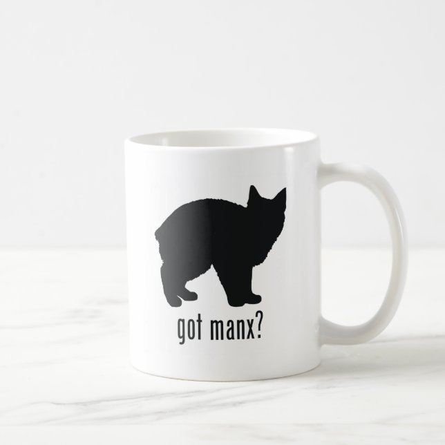 Manx Cat Coffee Mug (Right)