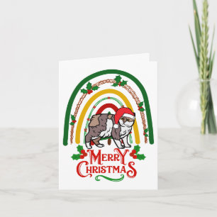 Manx Cat Merry Christmas Card
