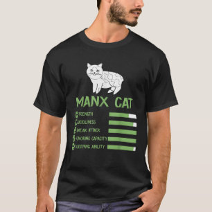 Manx Cat Shirt Cute Manx Cat T Shirt