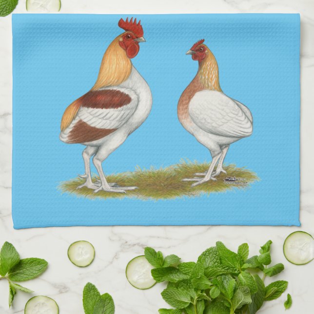 Manx Rumpies Tea Towel (Folded)