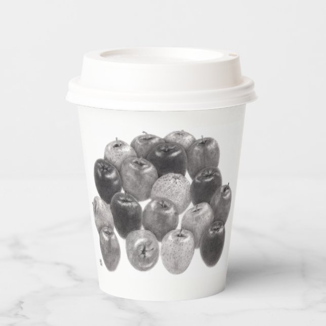 Many apples +1 paper cups (Front)