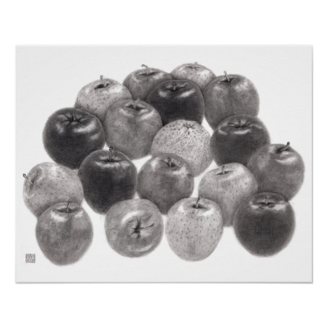 Many apples +1 poster (Front)