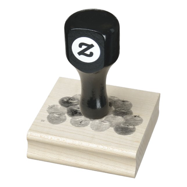 Many apples +1 rubber stamp (Stamp)