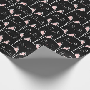 Many Black Cats Pattern Wrapping Paper
