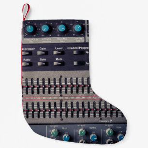Many Buttons Sound Mixer Studio Small Christmas Stocking