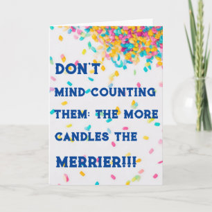 Many Candles Birthday Card