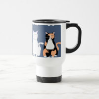 Many Cartoon Cat Types Pet Fun Pattern