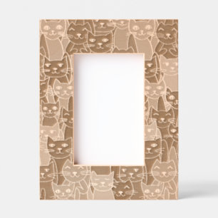 Many Cats Design Etched Frames