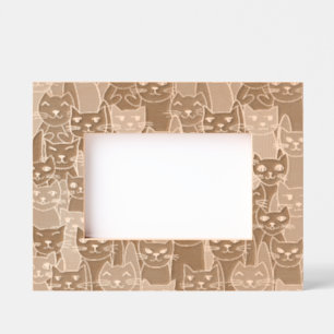 Many Cats Design Etched Frames