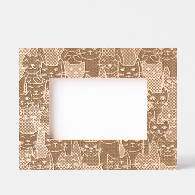 Many Cats Design Etched Frames (Front)