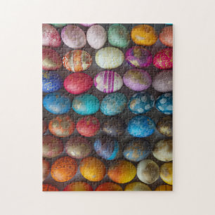 Many colourful decorated Easter eggs Jigsaw Puzzle