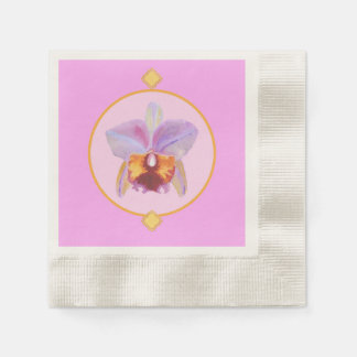 Many Colours, One Orchid Paper  Napkin