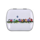 many cute dragons candy tin