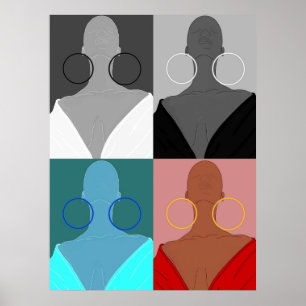 Many-faced endives poster