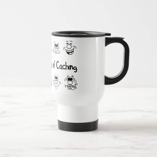 Many Faces of Caching Mug (Right)