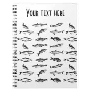 Many fishes: a collection of fish swimming notebook