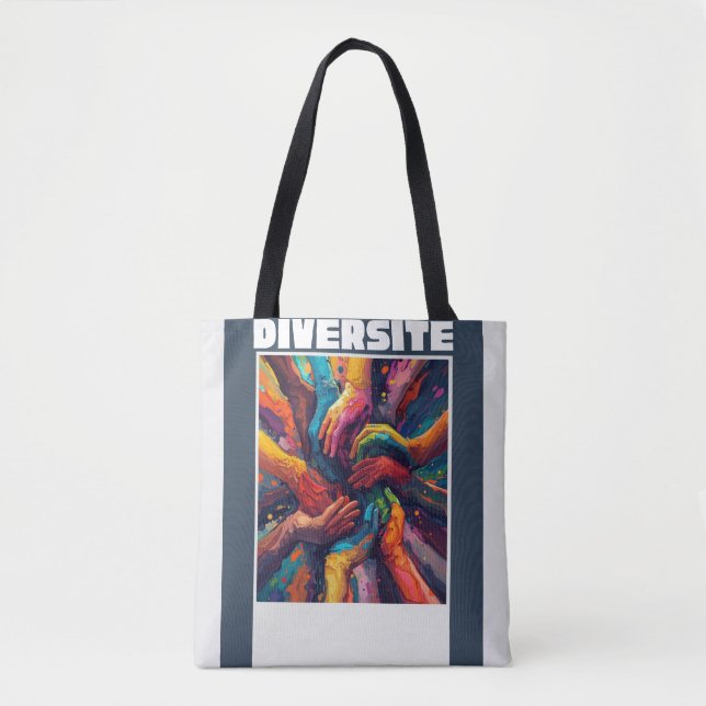 Many Hands, One Future – Diversité Tote Bag (Front)