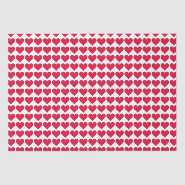 "Many Hearts" Tissue Paper (Front)