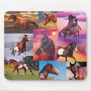 Many horses Mousepad