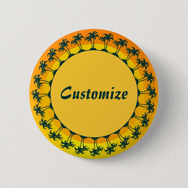 Many Islands Template 6 Cm Round Badge (Front)