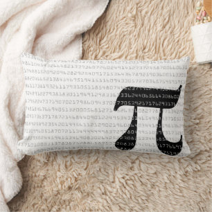 Many Many Digits of Pi Mathematical Constant Lumbar Cushion