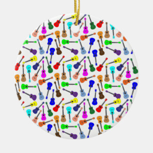 Many Many Ukuleles Ceramic Tree Decoration
