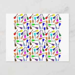 Many Many Ukuleles Postcard