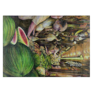 Many Men, Many Melons, Budapest Cutting Board