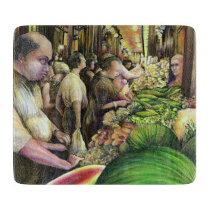 Many Men, Many Melons, Budapest Cutting Board