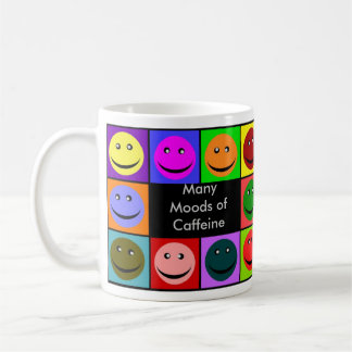 Many Moods of Caffeine Coffee Mug