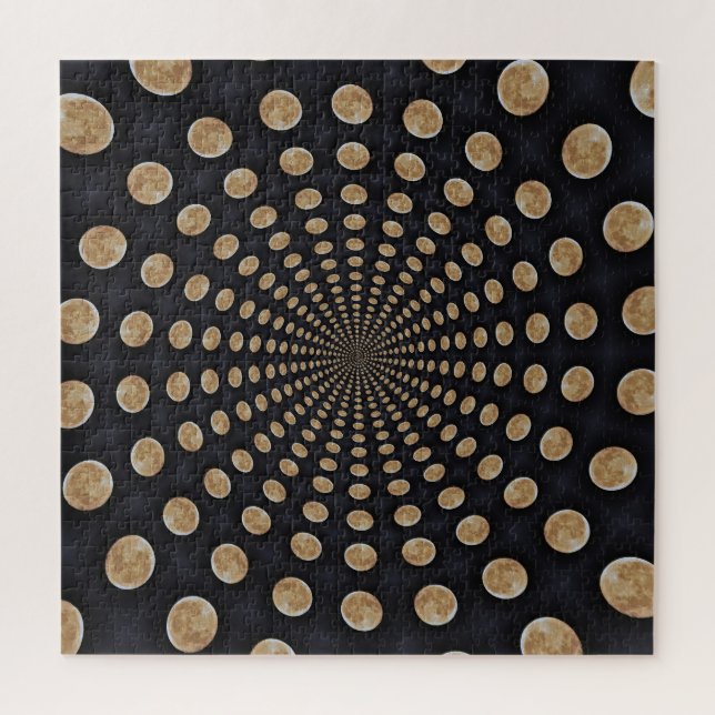 Many Moons Swirl Jigsaw Puzzle (Vertical)