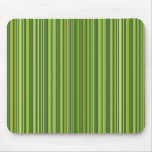 Many multi colored stripes in green mouse pad