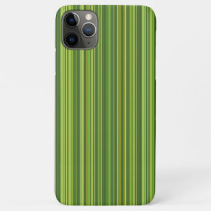 Many multi coloured stripes in green Case-Mate iPhone case