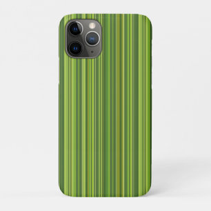 Many multi coloured stripes in green Case-Mate iPhone case