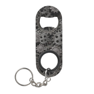 Many old rusty metal gears or machine parts