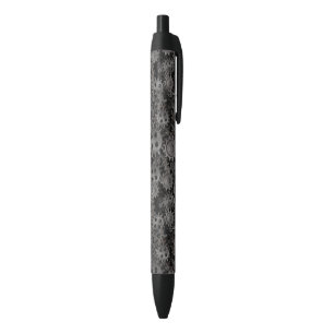 Many old rusty metal gears or machine parts black ink pen
